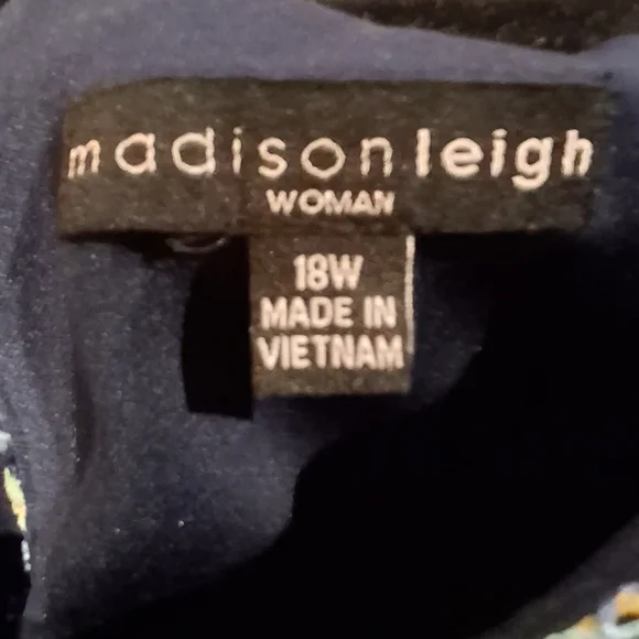 Madison Leigh Asymmetrical Dress - Black and Green - Picture 3 of 3